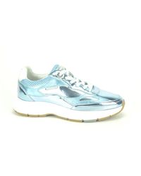 Floris Van Bommel - Metallic Blauwe Runner Schoenen - Lyst