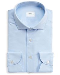 Xacus - Overhemden ,Blauw ,Frans Kraag Oxford Overhemd Tailor Fit - Lyst