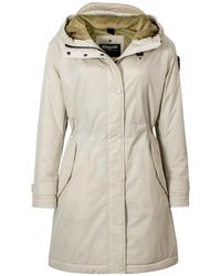 Blauer - Jassen ,Nylon Lange Nylon Parka - Lyst