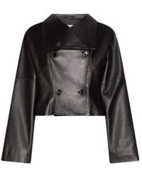 Marella - Jassen ,Zwart ,Leer - Lyst