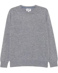 MC2 Saint Barth - Truien & Vesten ,Grijs ,Wol Regent Sweater - Lyst