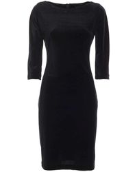 Paolo Fiorillo Capri Velvet Dress - Zwart