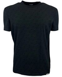 DSquared² - Tops ,Zwart ,Katoen Casual Katoenen T-Shirt - Lyst