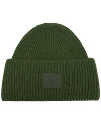 Acne Studios - Face Logo Beanie - Lyst