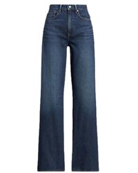 Polo Ralph Lauren - Jeans a vita alta e gamba larga - Lyst