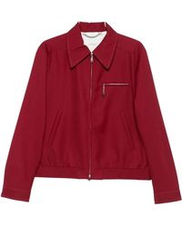 Second/Layer - Jassen ,Rood ,Wol Loco Dice Jacket - Lyst