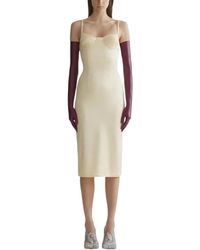 Mugler - Kleedjes ,Leer Kleedjes - Lyst