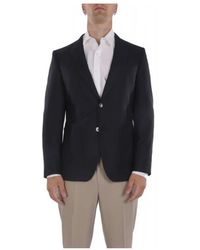 BOSS - Jassen ,Blauw ,Katoen H-Hutson 2Pp 253 Blazer - Lyst
