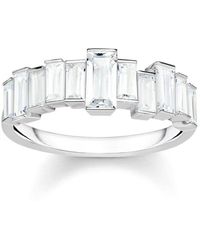 Thomas Sabo - Ring baguette schliff 925 sterlingsilber tr2269-051-14-54 - Lyst