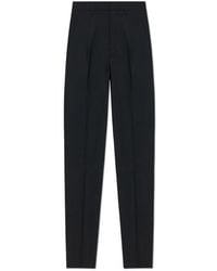 DSquared² - Broeken ,Zwart ,Wol Pantalon Met Logo - Lyst