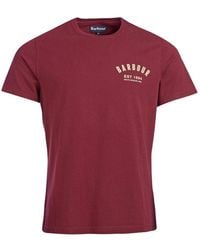 Barbour - Preppy Tee Ruby 1 - Lyst
