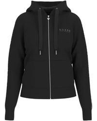 Guess - Felpa Con Cappuccio Scuba - Lyst