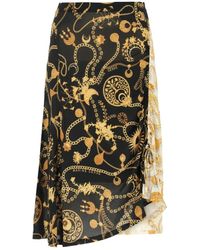 Marine Serre - Midi Skirts - Lyst