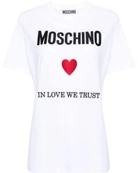 Moschino - Camiseta clásica - Lyst