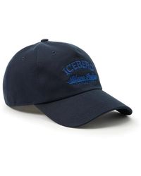 Iceberg - Cotton Gabardine Baseball Cap - Lyst