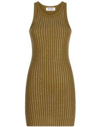 The Attico - Midi Drop Jurken - Lyst