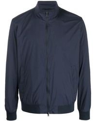 Herno - Jassen ,Blauw ,Polyester Bomberjack - Lyst