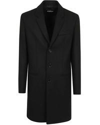 Dondup - Schwarze mäntel für männer aw24 - Lyst