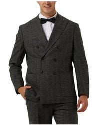 SELECTED - Jassen ,Grijs ,Polyester Grijze Comfortabele Moderne Blazer - Lyst
