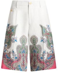 Etro - Casual Shorts - Lyst