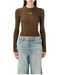 DIESEL - Long Sleeve Tops - Lyst