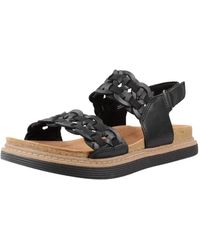 Clarks - Flat Sandalen - Lyst