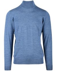 FILIPPO DE LAURENTIIS - Merino Wol Coltrui Trui - Lyst