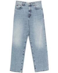 Rohe - Jeans ,Blauw ,Katoen Straight Jeans - Lyst