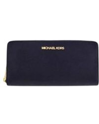 Michael Kors - Accessoires ,Zwart ,Leer Zwarte Jet Set Travel Portemonnee - Lyst