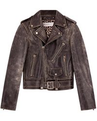 Golden Goose - Leather Jacket - Lyst