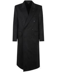 Tom Ford - Jassen ,Zwart ,Wol Cashmere Officer Coat - Lyst