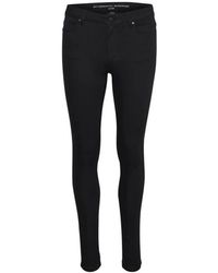 My Essential Wardrobe - Zwarte Slim Fit Jeans - Lyst