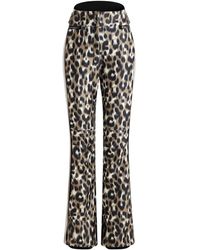 Fusalp - Broeken ,Veelkleurig ,Elancia Leopard Ski Fuseau Broek - Lyst