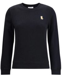 Maison Kitsuné - Lady Fox Bestickter Sweatshirt - Lyst