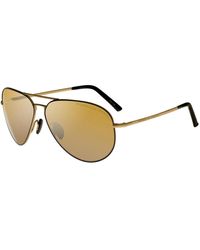 Porsche Design - Bronze/brown gold occhiali da sole - Lyst