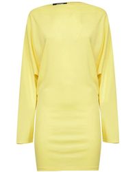 Jacquemus - Kleedjes ,Geel ,Mistral Dress - Lyst