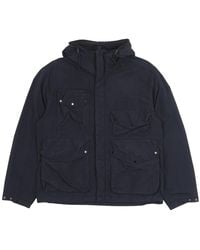 C.P. Company - Jassen ,Blauw ,Nylon Flatt Nylon Goggle Jacket - Lyst