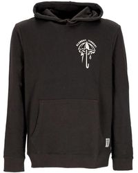 Element - Hoodies & Sweatvesten ,Zwart ,Zwarte Angry Clouds Hoodie Voor Mannen - Lyst
