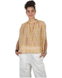 ALESSIA SANTI - Overhemden ,Katoen Fantasy Top Blouse Voor Vrouwen - Lyst