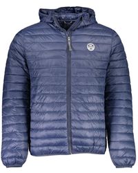 North Sails - Jassen ,Blauw ,Blauwe Hoodie Met Zakken - Lyst