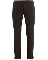 Dondup - Baumwoll-Chino-Hose Mit Umschlag - Lyst