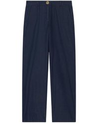 ARMANI EXCHANGE - Broeken ,Blauw ,Denim Straight Broeken - Lyst