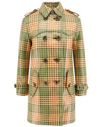 Burberry - Jassen ,Veelkleurig ,Katoen Summerside Madras Trenchcoat - Lyst