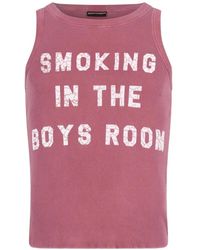 DSquared² - Ribgebreide Mouwloze Top Met Ronde Hals - Lyst