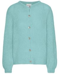 American Dreams - Truien & Vesten ,Blauw ,Wol Susan Alpaca Cardigan - Lyst
