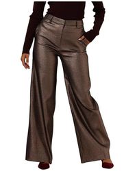 EST'SEVEN - Bronzene Luxus Hose Für Frauen - Lyst