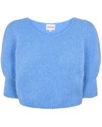 American Dreams - Truien & Vesten ,Blauw ,Wol Koa Alpaca Pullover - Lyst