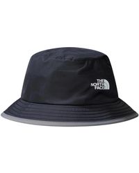 The North Face - Cappello bucket impermeabile nero grigio - Lyst