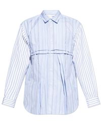 Comme des Garçons - Hemd Mit Gestreiftem Muster - Lyst