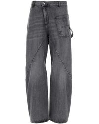 JW Anderson Regular Fit Jeans - - Heren - Grijs
